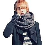 [サコイユ] 3カラー スヌード ネックウォーマー ロング マフラー ストール 防寒 メンズ おしゃれ オシャレ お洒落 あったかい あたたかい 暖かい 温かい 保温 首巻 首巻き グッズ ネックウオーマー ネックゲイター ボリューム ロング ロング丈 長め 長い スポーツ スポーツ用 厚手 灰色 秋 冬 秋冬 グレー (グレー)