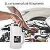 NPXUAMTJ 2L Battery Acid Filling Bottle With Comfortable Grip Handle Automotive Motorcycle Battery Maintenance Tool For Vehicles Automatic Shut Off Battery Filler #5