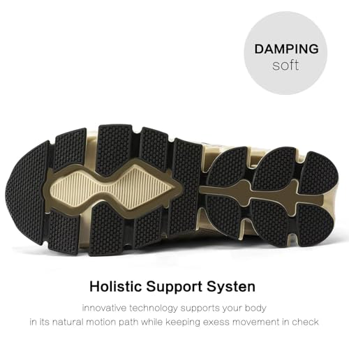 Image of Mens Slip On Walking Shoes Blade Non Slip Tennis Running Shoes Lightweight Workout Breathable Mesh Fashion Sneakers