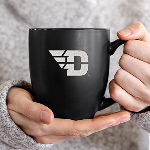 Image of Rico Industries NCAA Primary 15-Oz Personalized Matte Black Bistro Mug - for Hot or Cold Drinks