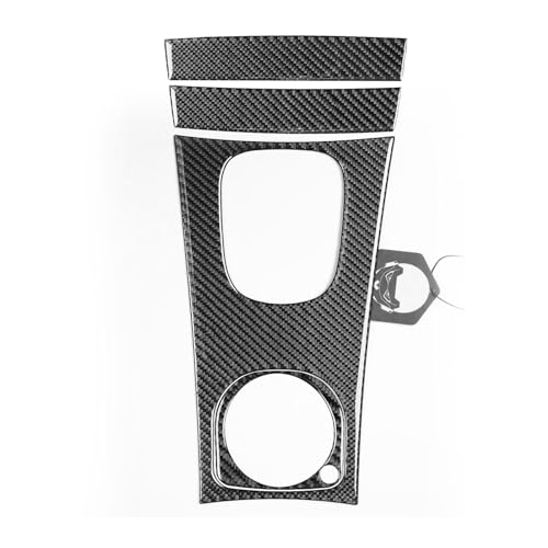 Set de 4 Portavasos y Panel de Cambios en Fibra de Carbono Negro miniatura 1