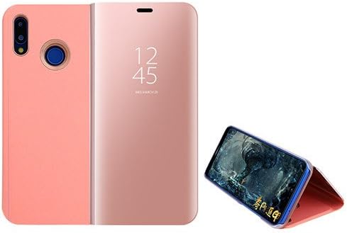 Funda® Mirror Plating Flip Case for Huawei Honor 8X Max (Rose Gold)