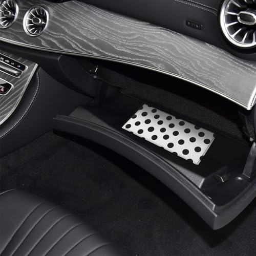 Image of LumiMokki Premium Car Registration & Insurance Card Holder with Magnetic Shut, Vehicle Glove Box Car Organizer - For Documents, Cards, License (Polka dots)