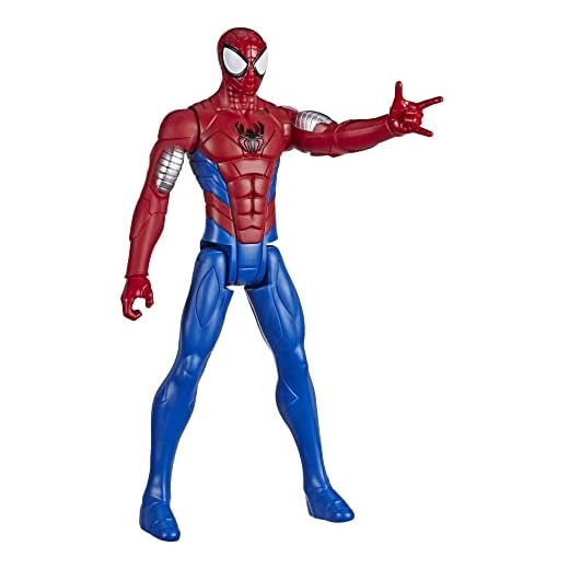 Spiderman- Spider-Man Figura Titan Armadura (Hasbro E85225X0)