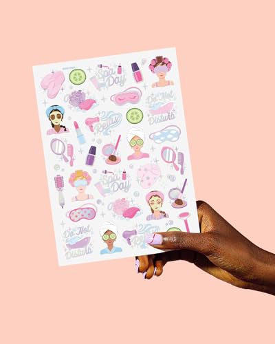 xo, Fetti Girls Spa Party Temporary Tattoos - 62 Styles | Slumber Party Birthday Supplies, Self Care Goodie Bag Favors, Cute Decorations, Easter Basket, Stocking Stuffer, Sleepover Accessory Activity