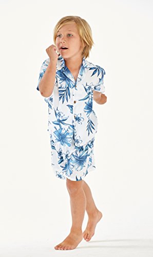 Image of Hawaii Hangover Family Matching Hawaiian Clothes, Day Dream Bloom | Family matching Hawaiian outfits, Day Dream Bloom, lightweight rayon, machine washable, tropical floral print, luaus, cruises