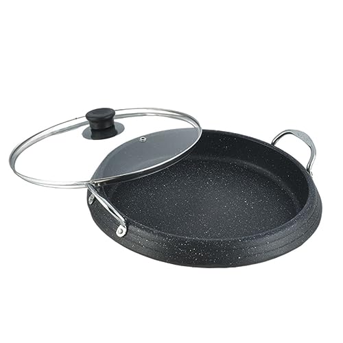 Happyyami 1Pc Non Stick Baking Tray for Outdoor Cooking Versatile Bbq Grill Plate for Camping for Korean Bbq and Hotpot Easy to Clean