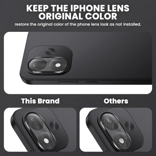 Image of FIRST MART Black Camera Ring Guard Protector for Redmi Note 17 | Tempered Glass with Metal Alloy Rings, HD Clear, Scratch Resistant, Case-Friendly | Pack of 1