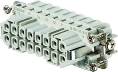 HDC Ha 16 FC insert femelle Weidmüller 1873880000 pour boîtier crimpada