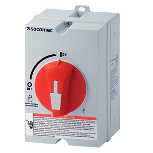 Commutateur AC fermé tripolaire SOCOMEC 22143503 Sirco M coffret coupure de proximité 30A