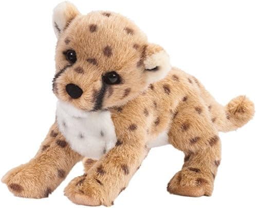 Douglas Chillin' Cheetah Cub Plush Stuffed Animal by Douglas - Used condition - US$22.69