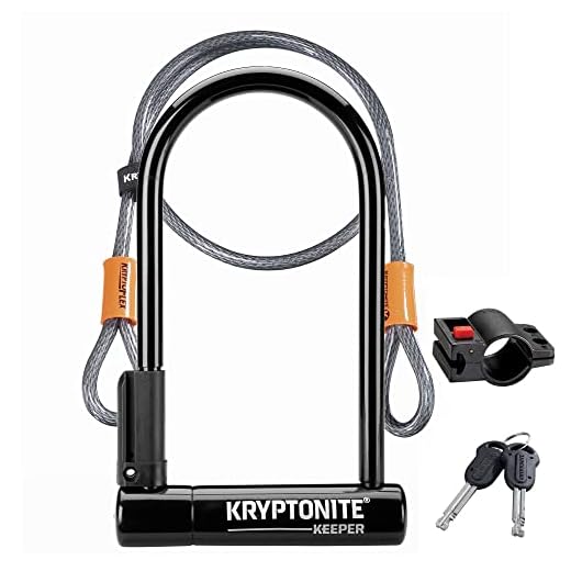 Kryptonite Keeper U-Lock with Security Cable