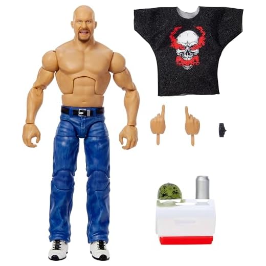 Mattel WWE Elite Collection Top Picks Stone Cold Steve Austin Actionfigur