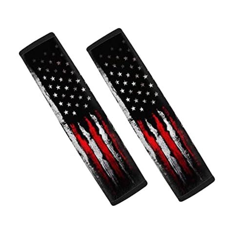 SEANATIVE Vintage Flag Seat Belt Pads Cover
