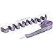 Wedhapy Yoga Strap Flex Strap Flexstrap Yoga Strap 45inch 9 Elastic Dual Layer Numbered Unisex Stretch Band Polyester Cotton Odor- Yoga Accessories for 141-160cm Height, Purple