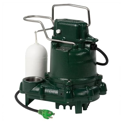 Zoeller M53 Mighty-mate Submersible Sump Pump, 1/3 Hp