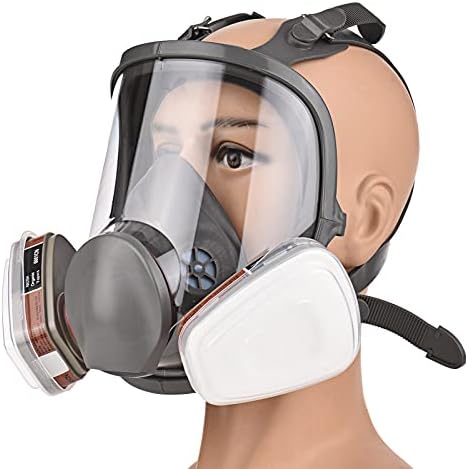 Reusable Full Face 16 in Gas Organic Vapor with Wide Field of View for Painting Machine Polishing Welding and Work Protection — view 7