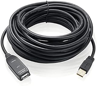 USB 2.0 Extension Cord, USB A Male to A Female Repeater Cable for Printer, Scanner, Keyboard, Game Console, Security Camera, (with Active Signal Booster) (33ft/10m)