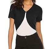 torera vaquera mujer Hecho de material de alta calidad y mano de obra exquisita, cardigan de mujer es suave, transpirable y absorbente de sudor para ofrecerle una gran experiencia de uso.