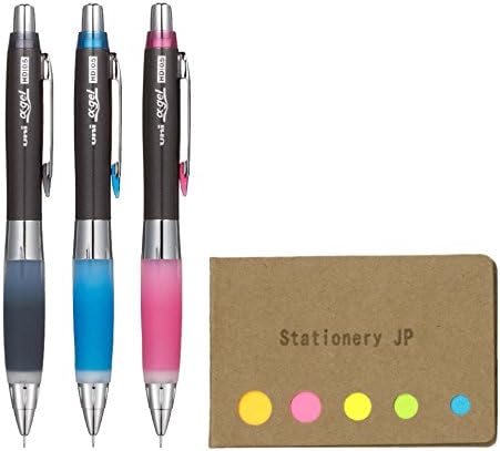 Uni Alpha Gel Shaker Mechanical Pencil, Sticky Notes Value Set Hard Grip 0.5 mm: Buy Online at Best Price in UAE