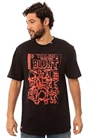 The tales from the blunt is constructed of jersey featuring a custom print expertly rendered on front panel with custom tag on hem. Cotton jersey Custom screen printed graphic