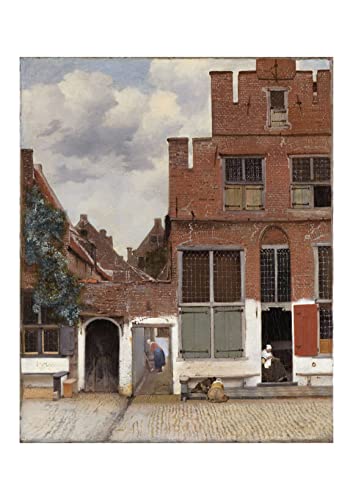 Affiche Vermeer Spiffing Prints : poster d'art Johannes Vermeer Building Medium