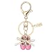 Bling Crystal Pink Ballet Shoe Keychain Creative Packaging Box MZ853-1
