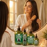 Difeel Olejek z Rozmarynu i Premium Olejek do Włosów z Biotyną 210 ml - Olejek Rozmarynowo-Miętowy Zbogacony o Biotynę