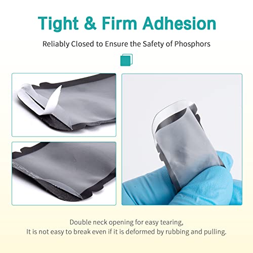 Lvchen 500 Pcs Dental Xray Barrier Envelopes For Phosphor Plate Size 2 - Disposable Dental Digtal X-Ray Film Phosphor Plate Barrier Prorective Bags #TOP4