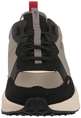 Image of HUGO Mens Running Style Mix Material Sneakers