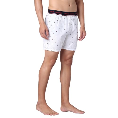 Image of Urban Scottish Men's Boxer Pants 100% Cotton Material with A Stylish Print Soft and Stretchy Elastic Waist Band Dynamic Movement and Hardwearing Stitching Breathable with A Gentle Snug Fit