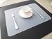 Produktbild Clest F&H Tischset Platzset Silikon Sets Transparent Platzmatte gewebt aus Kunststoff 40x30 cm(2er Set)
