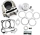 Trkimal 57.4mm Zylinderbaugruppe Ersatz für GY6 4 Takt 125cc 150cc 157QMJ 152QMI TAOTAO JONWAY ZNEN Roketa ATV Moped Go-Kart