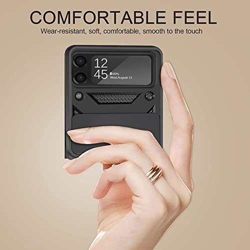 Capa de telefone para Samsung Galaxy Z Flip 3 5G | Capa Dobrável Premium de Nível Militar com Capa d