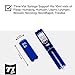 1ml U-100 disposable syringe T1me Vial Syringe Insulin Filling Support (BD Micro-Fine and other insulin syringe), Insulin transfer device for diabetes, Bottle Protector Case, Vial Holder (Blue)