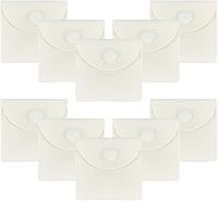 Vista 21 de NBEADS 12 bolsas de terciopelo para joyas con botón a presión, 2.75 x 2.75 pulgadas con fecha de terciopelo rojo, bolsas de almacenamiento de joyas