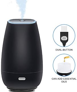 MADETEC Ultrasonic Car Diffuser for Essential Oils, Portable Mini USB Air Humidifier