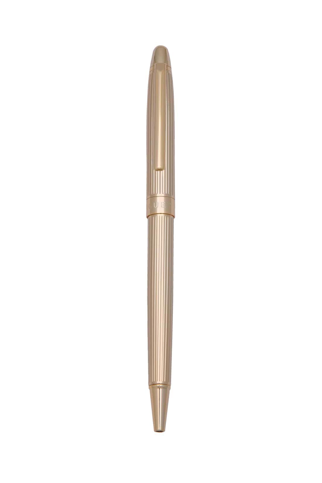 Piguet Genève – Luksusowy i ergonomiczny długopis żelowy Signature – Seria Sigma V – Niebieski atrament – W eleganckim pudełku z uniwersalnym wkładem (l’Doré)
