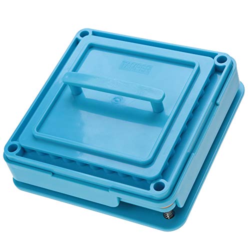 Kapselfüller mit FDA-Zulassung, 100 Löcher leere Kapselfüllmaschine für manuelle Pulverstreuerplatten Kapseln zum Befüllen von Werkzeugen(00#)