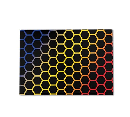 Image of Gaming Skin Compatible with HP Envy x360 16 inch (2023) - Primary Honeycomb - Premium 3M Vinyl Protective Wrap Decal Cover - Easy to Apply | Crafted in The USA by MightySkins