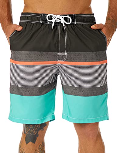 Image of KAILUA SURF Mens Swim Trunks Long, Quick Dry Mens Boardshorts, 9 Inches Inseam Mens Bathing Suits with Mesh Lining