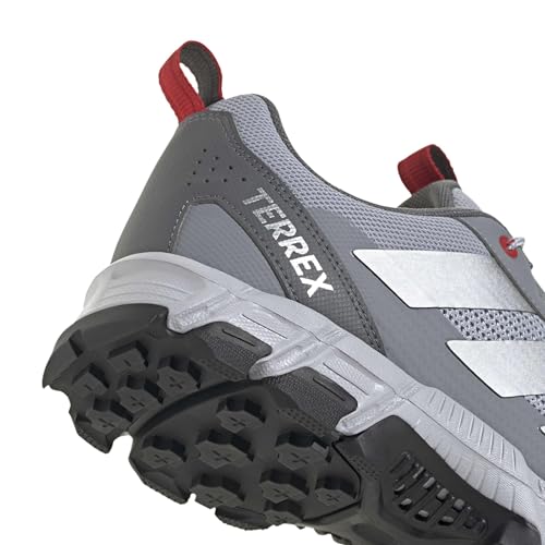 adidas Men's Terrex Rockadia Trail Running, HaloSilverSilverMetallicBetterScarlet, 12.5 by adidas - Used condition - Image 7