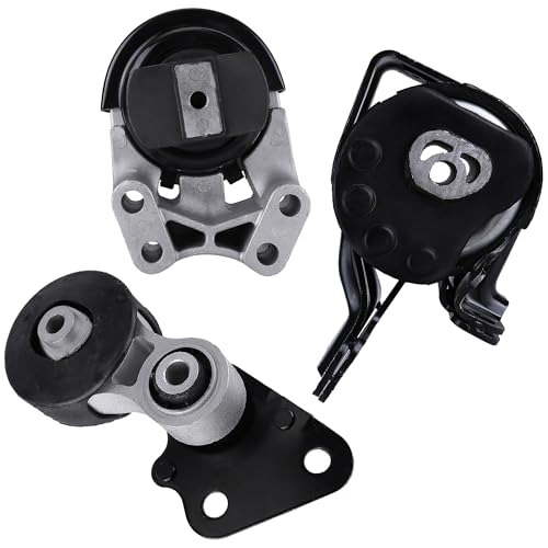 Rockplanet Front and Rear Engine Mount & Transmission Mount Kit Left & Right 3 Pcs Compatible with 07-14 Ford Edge 3.5L / 07-10 Lincoln MKX 3.5L, A5342 A5431 A5605