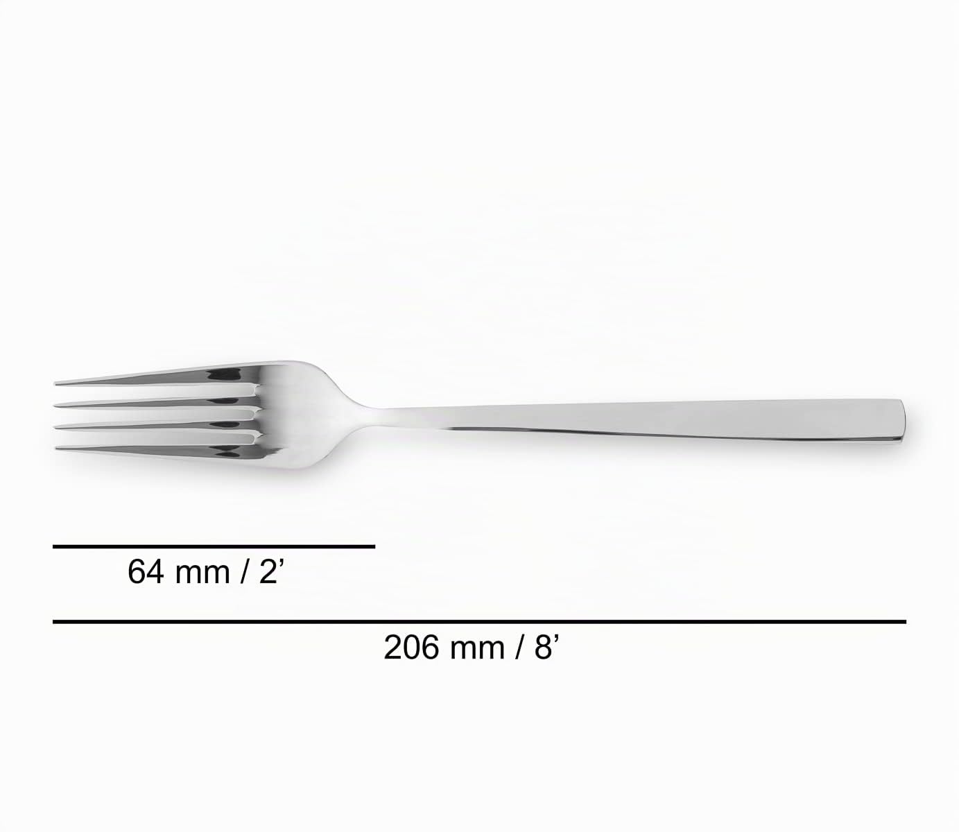 ARCOS Besteckset 24-teilig für Tisch - Komplettes Besteck für 6 Personen, Set aus 6 Löffeln, 6 Messern, 6 Gabeln und 6 Dessertlöffeln - Silber, Serie Capri