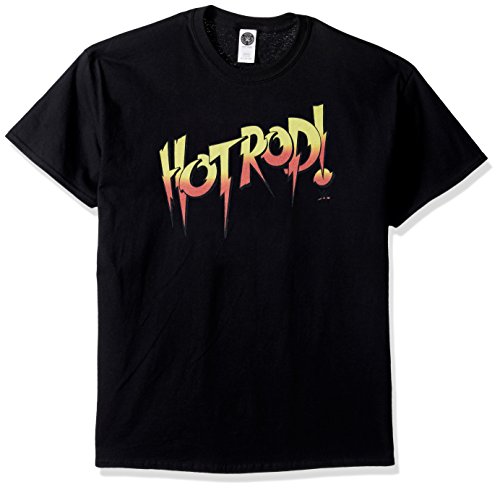 WWE Men's Hot Rod Ringer Logo T-Shirt