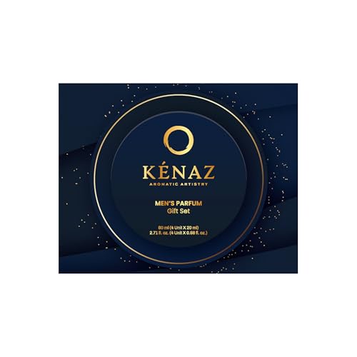 Image of KENAZ Men Perfume Gift Set| Better than EDP, EDT, EDC | 4 x 20ML Perfumes | Woody & Fresh Aromatic Notes | Long Lasting and Luxury Parfum | (Untamed, Triumph, Gentleman, Oud Ameer) | Dubai Crafted | IFRA certified