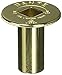 Dante Products FP.GV.BR Polished Brass Floor Plate for Dante Globe Valve