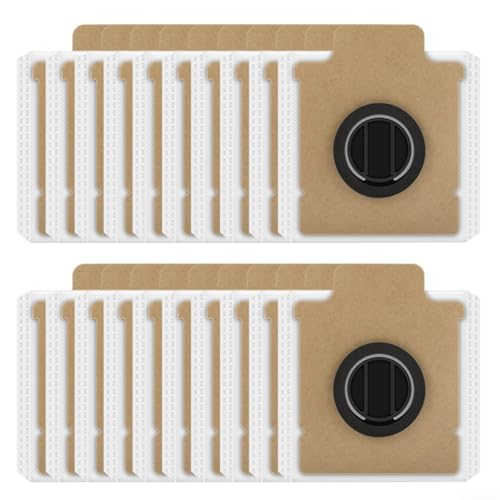ノーブランド品 Z40 Station 用 交換用ダストバッグ 4/10/20枚セット 乾湿両用掃除機アクセサリー 大容量 高効率フィルター 丈夫な不織布素材 簡単取り付け(20 PACK)