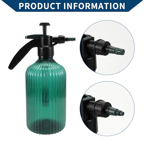 Hihaha Sprühflasche/Außenpflanzenzerstäuber Pump-Sprühflasche Wasserpumpe für Garten Zuhause/Einstellbarer Kunststoff 2L / 1 Stück Grün