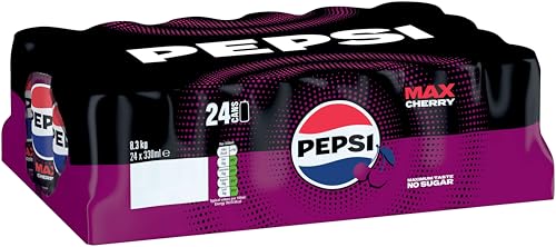 Pepsi Max Cherry No Sugar Cola Cans 24 x 330ml - 7